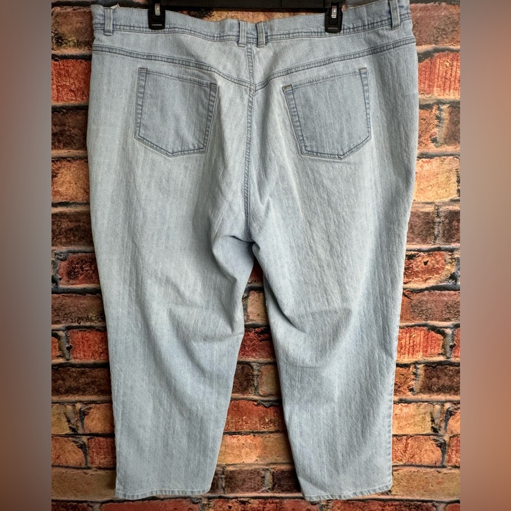 Gloria Vanderbilt Amanda High Waist Light Wash Denim Jeans Size 24 - Picture 2 of 5